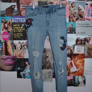 Embroidered jeans from A&F